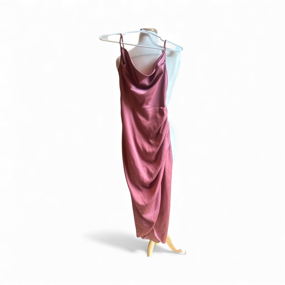 Forever New Pink Draped Dress
